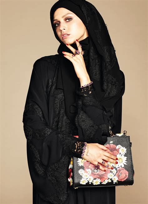 abaya dolce gabbana|dolce gabbana hijab.